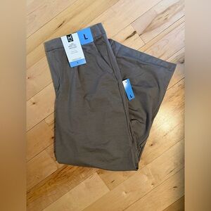 Wide Leg Women's Pants in Taupe — Size L